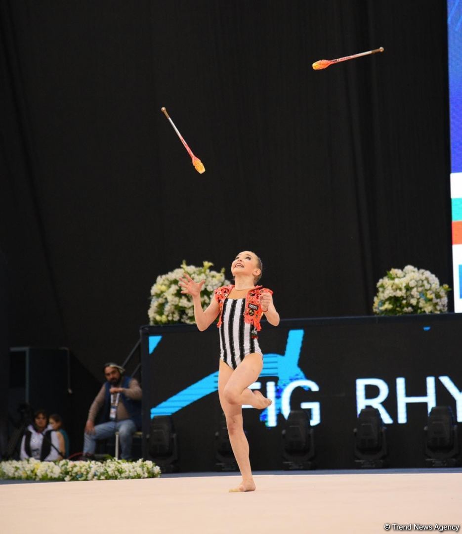 Best Moments Of Second Day Of Rhythmic Gymnastics World Cup