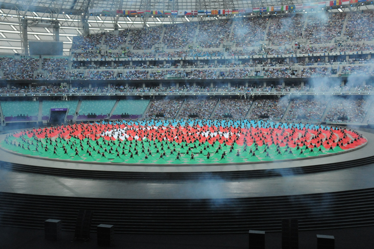 Bakıda ilk Avropa Oyunlarının rəsmi açılış mərasimi başa çatdı