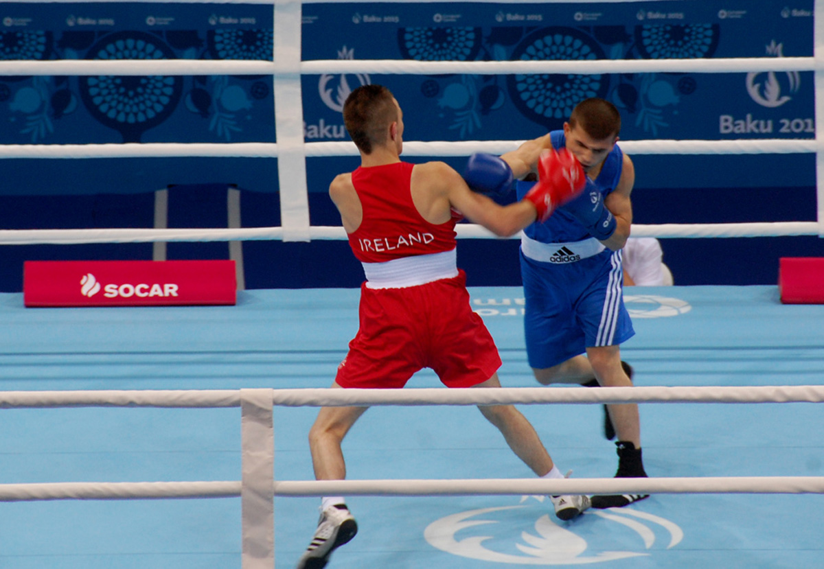 Foto: Azərbaycan boksçusu ermənini udaraq 1/4 final mərhələsinə çıxdı (ƏLAVƏ OLUNUB 2) / Baku 2015 : EUROGAMES