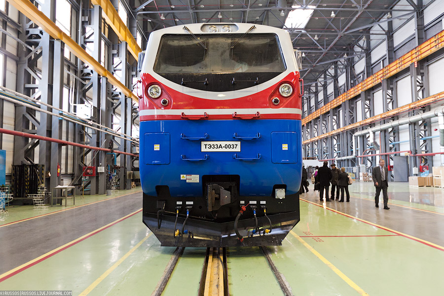 Фото: Очередная партия казахстанских локомотивов готова к отправке в Азербайджан / Новости бизнеса и экономики