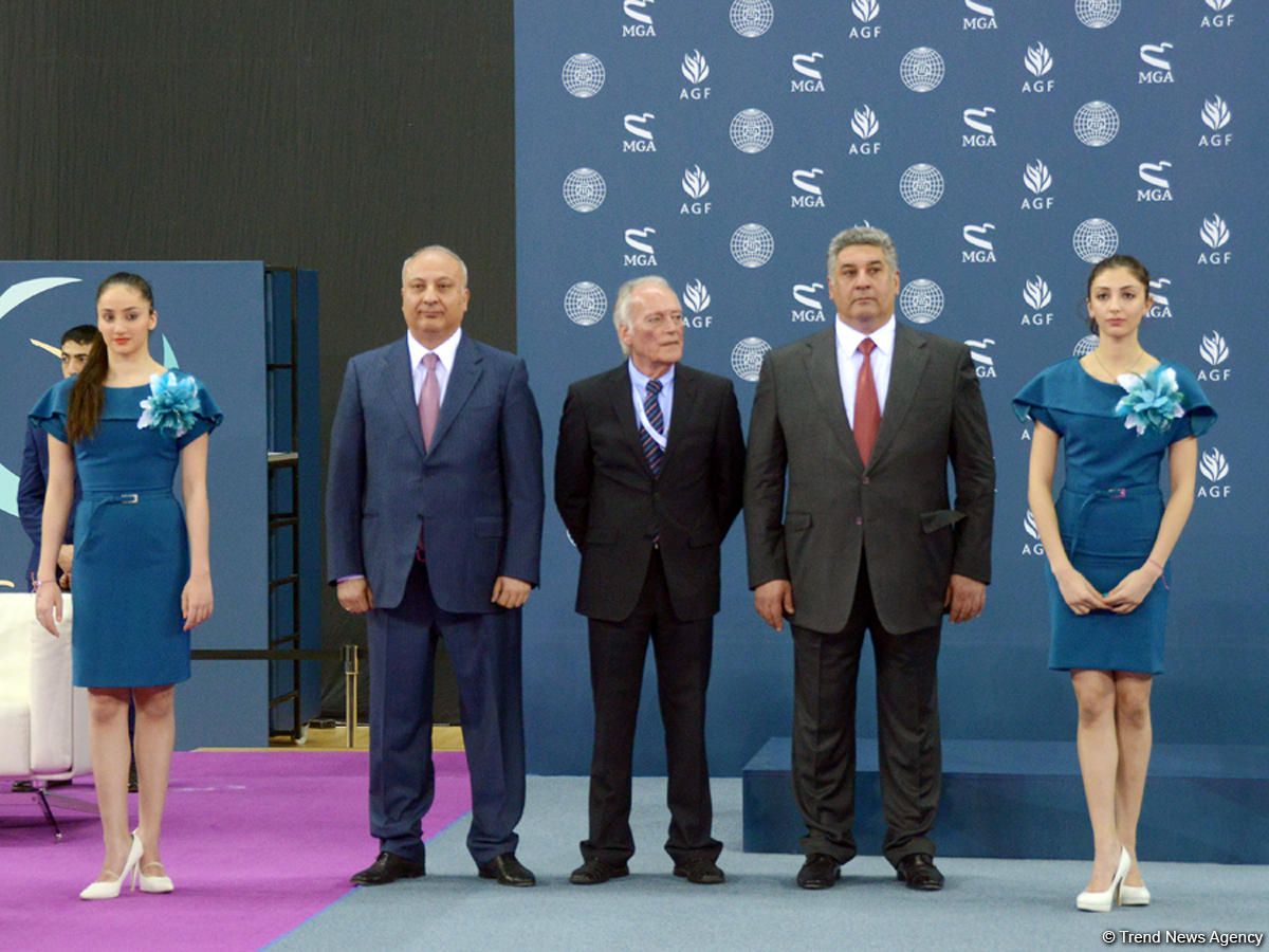 Bakıda Milli Gimnastika Arenasında batut gimnastikası üzrə FIG Dünya Kuboku yarışlarının açılış mərasimi keçirilib.