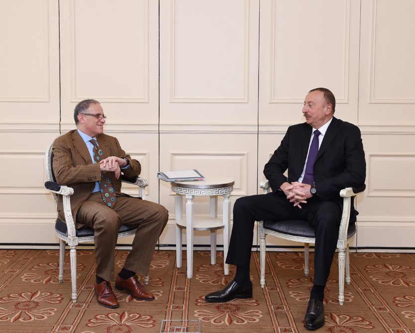 Президент Ильхам Алиев встретился с председателем американского банка «Export-Import»(ФОТО)