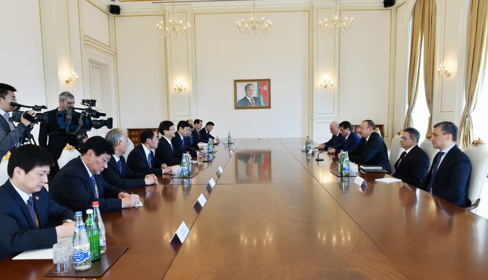 President Aliyev: Azerbaijan interested in having more Chinese companies involved in its economy