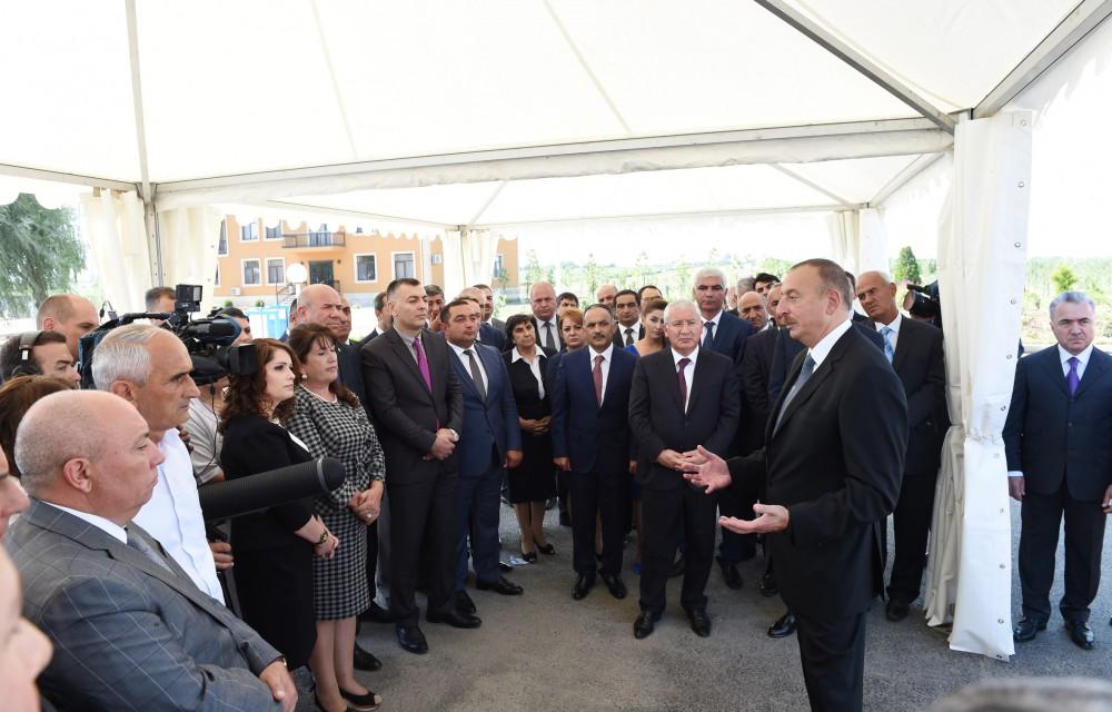 Президент Ильхам Алиев:  Избранный нами путь - единственно правильный