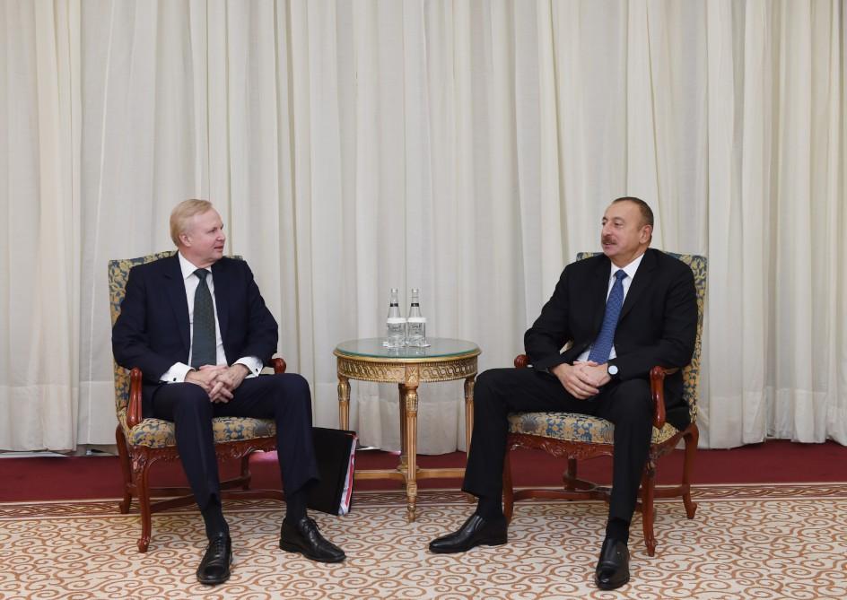 Prezident İlham Əliyev İstanbulda BP şirkətinin baş icraçı direktoru ilə görüşüb 