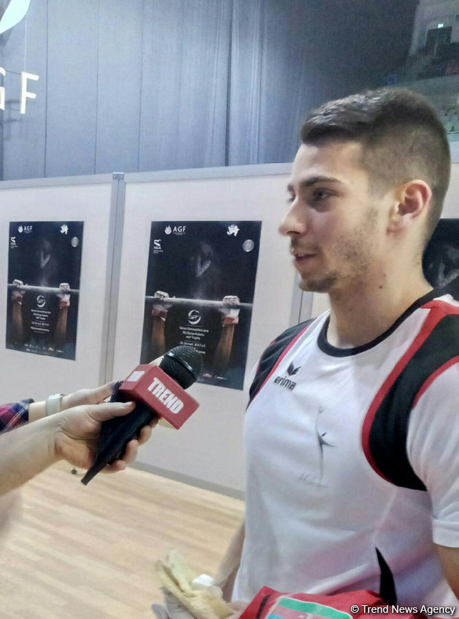Азербайджанский гимнаст сожалеет, что не смог выйти в финал (ФОТО)