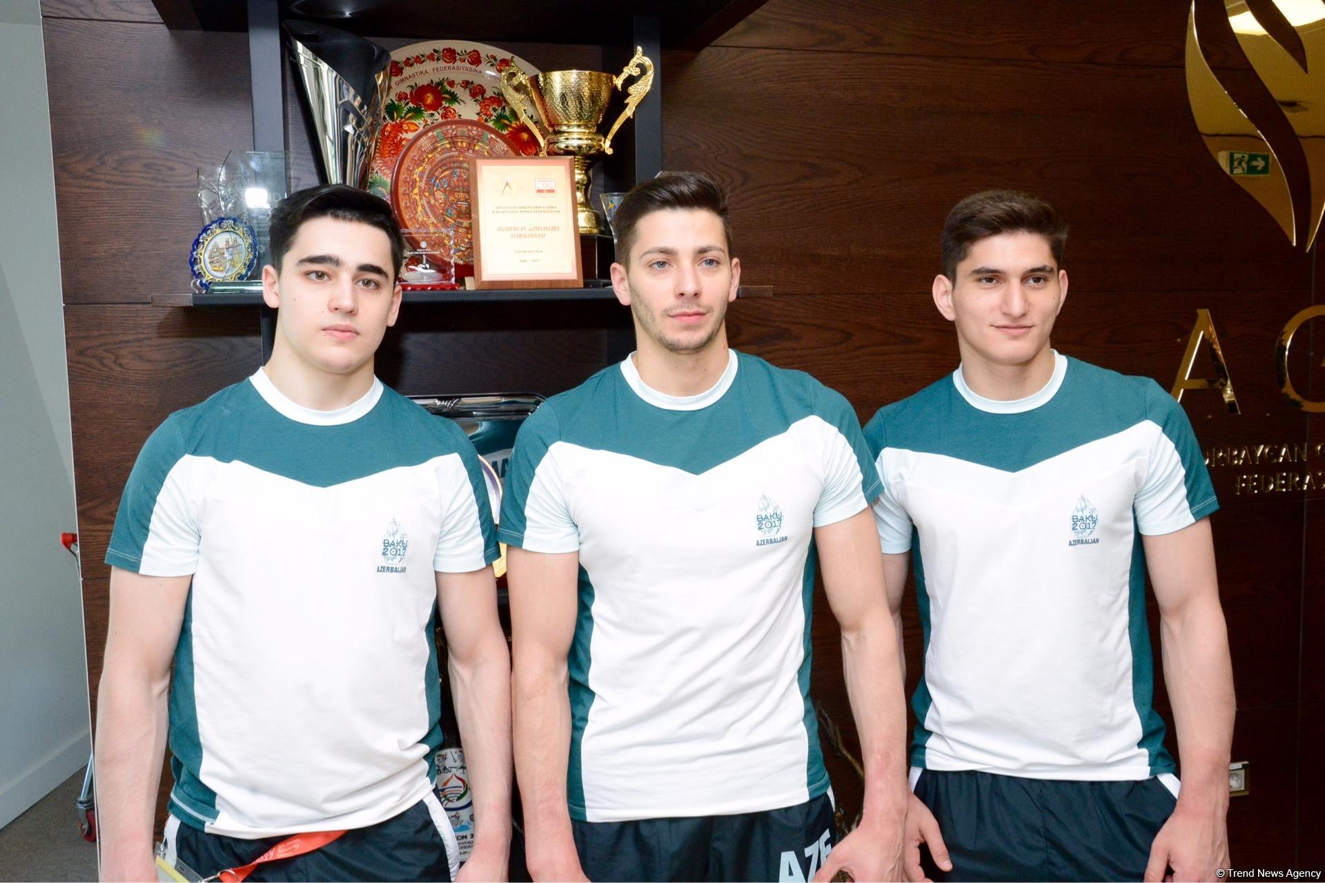 Азербайджанские спортивные гимнасты намерены приложить все усилия, чтобы победить на Исламских играх (ФОТО)