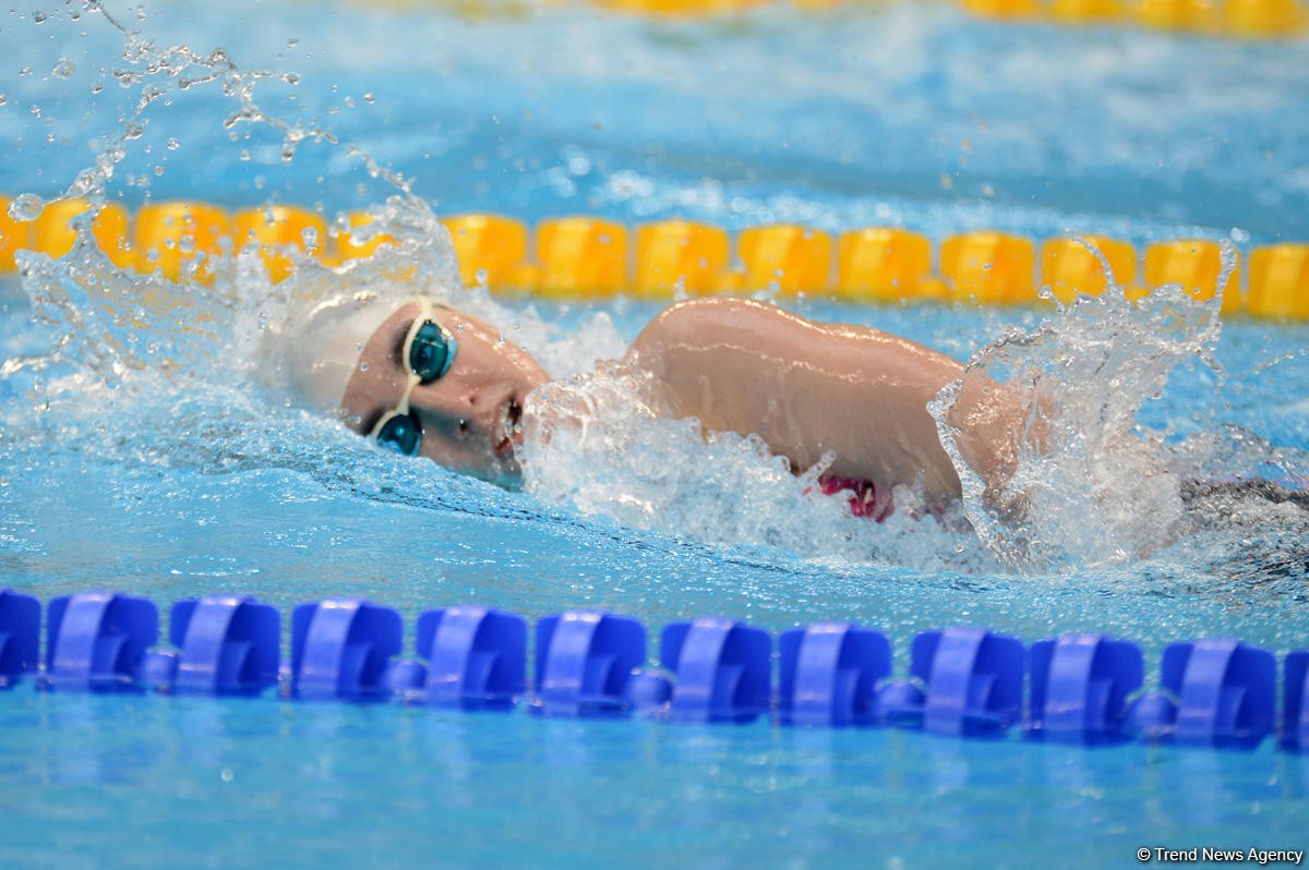 Женская сборная Азербайджана по плаванию выиграла 
