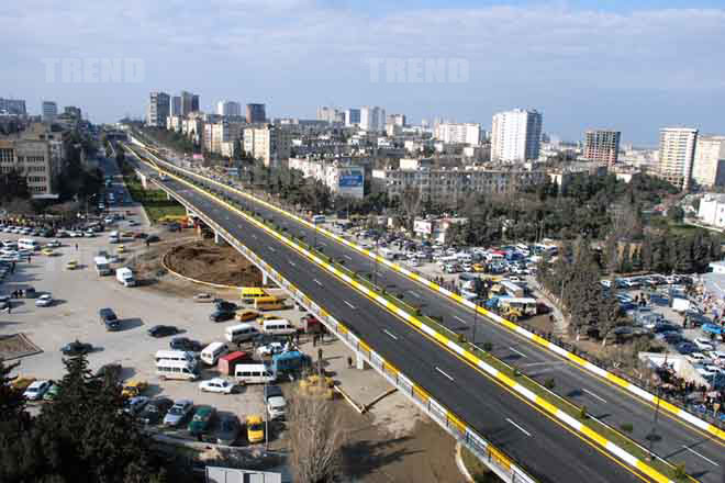 В Баку за 2006 - 2012 годы сдано в эксплуатацию около 40 дорожных развязок (ВИДЕО)