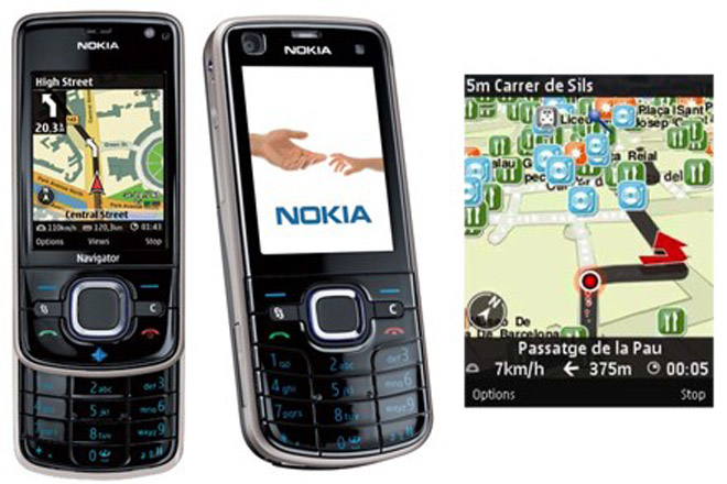 The Nokia N78, in European and North American flavors