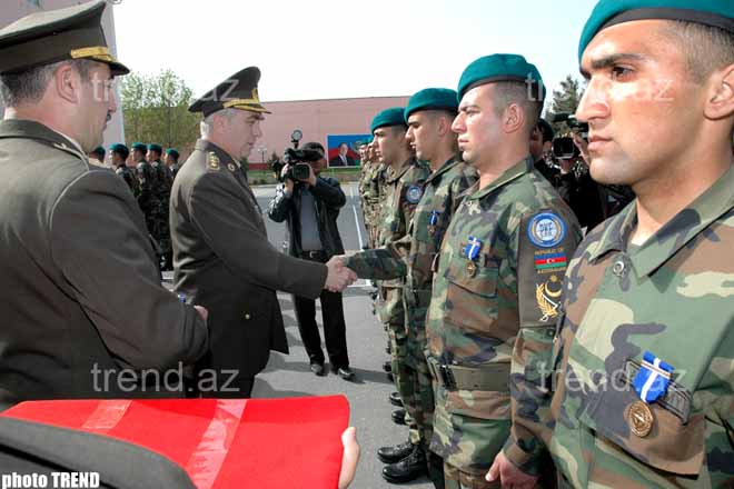Azerbaijani Peacekeepers Back from Kosovo (video)