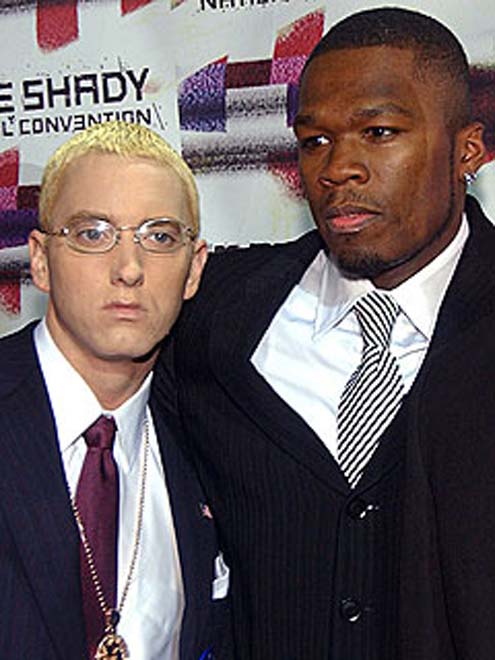 50 Cent Laughs Off Eminem Weigh-Gain Stories