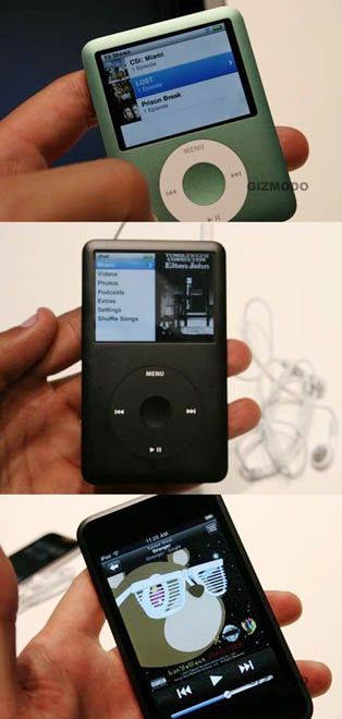 Apple Unloads New iPod Nano, iPod Classic, iPod Touch