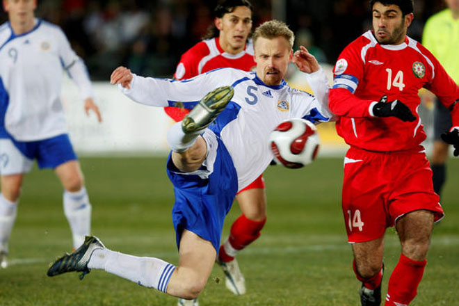 Сборная Азербайджана по футболу упустила победу в Хельсинки