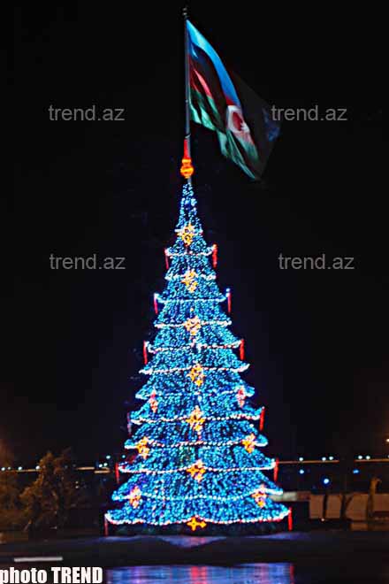 Где в Баку будет установлена главная новогодняя елка?