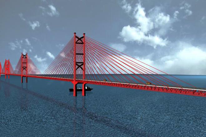 Проект моста через каспийское море - 93 фото
