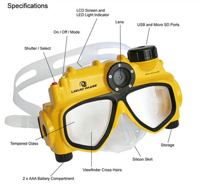Liquid Image intros underwater digital camera mask