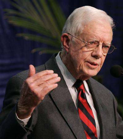 Jordan's king, Carter discuss  Mideast peace moves