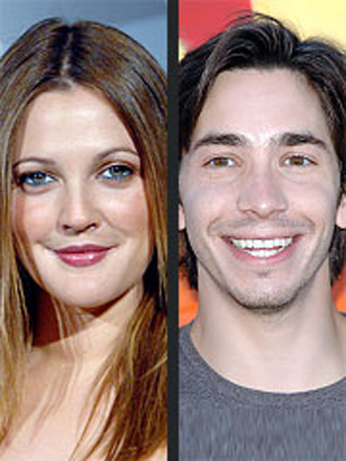 Drew Barrymore and Justin Long heat up