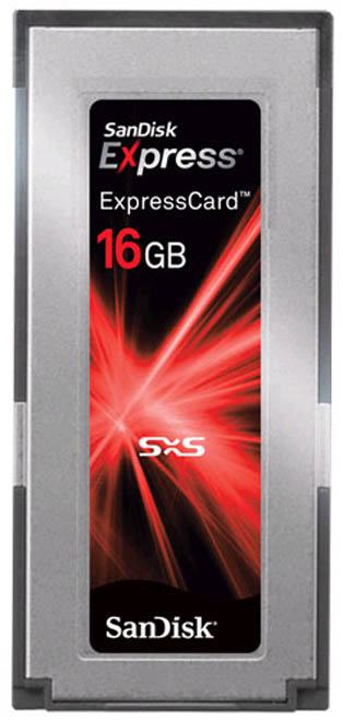 Новая линейка высокопроизводительных карт SanDisk ExpressCard SANDISK для профессиональных видеокамер