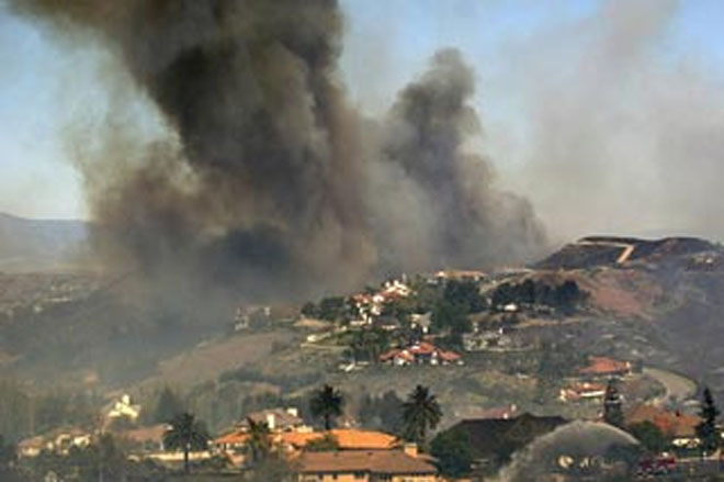Пожар на участке лесного фонда произошел в Шекинском районе Азербайджана