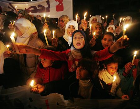 Тысячи людей протестуют в Газе против перебоев в электроснабжении