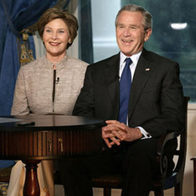 Джордж Буш-младший становился "занудой", когда слишком выпивал - Лора Буш