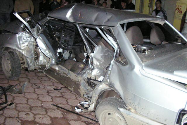4-car Traffic Accident in Baku
