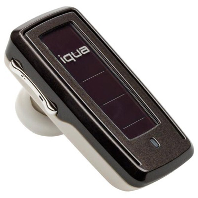Iqua 603 SUN: "солнечная" Bluetooth-гарнитура