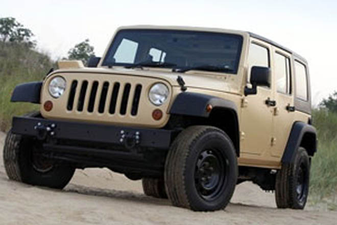 Jeep представил военную версию Wrangler Unlimited