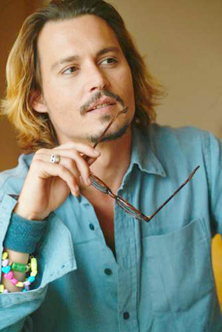 Johnny Depp's wine flight