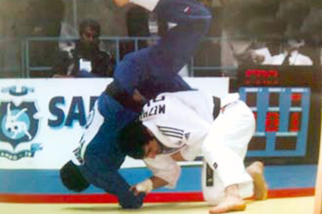 Azerbaijani national Judo team in Yerevan