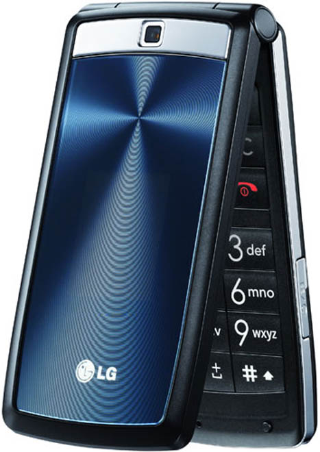 Новый, cтильный, минималистичный телефон LG KF300