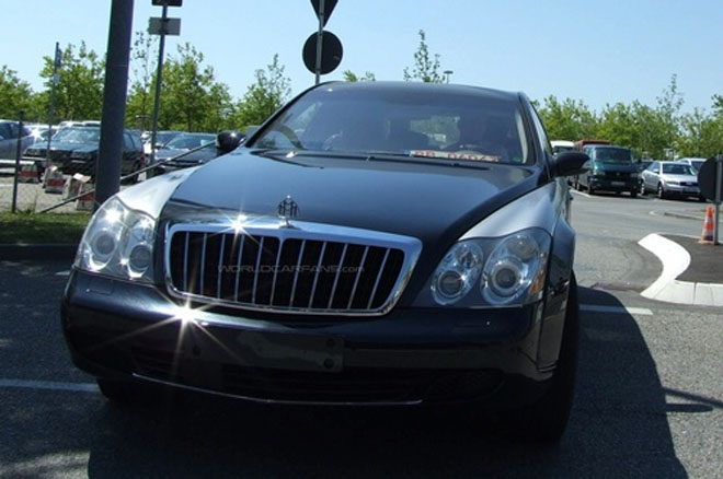 Maybach 62 Facelift Spied