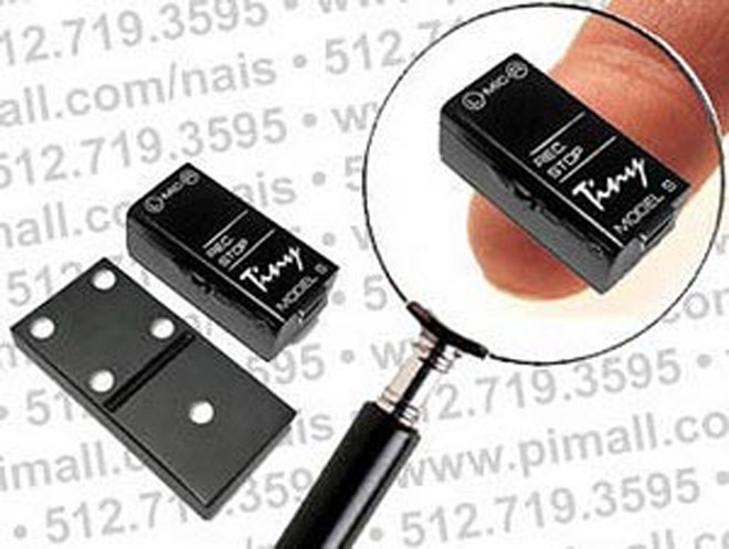 MicroDot Square Audio Recorder Fits On Your Finger