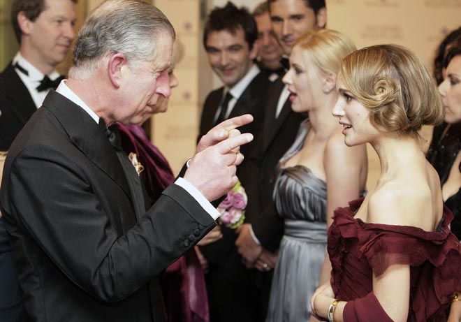 Принц Чарльз соблазняет молодых актрис