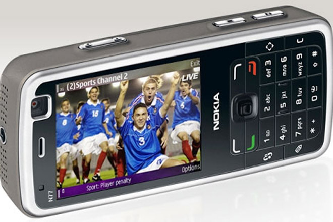 Стартовали продажи ТВ-смартфона Nokia N77