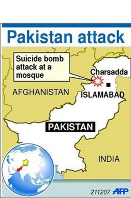 At least 54 dead in   Pakistan suicide attack: police