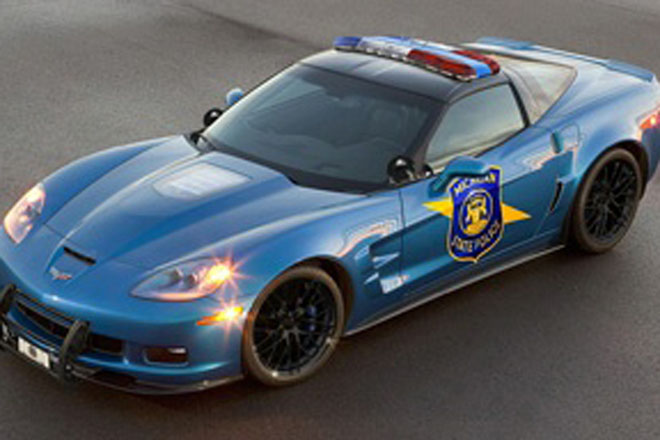 Corvette ZR1 Police Car