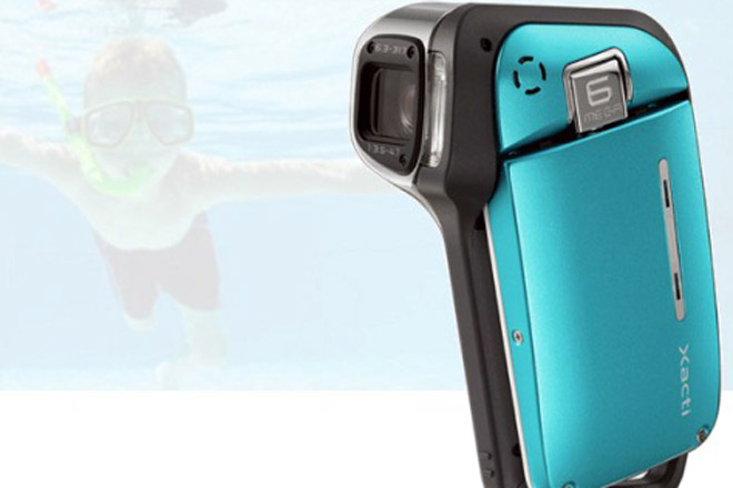 Sanyo underwater camcorder can dive to 5 feet