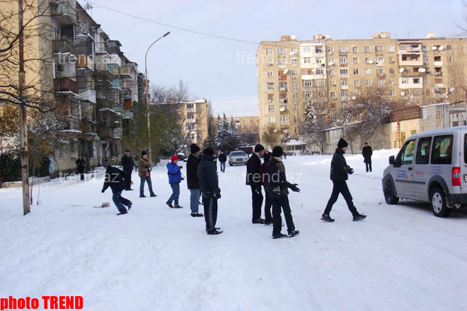 В Азербайджане две напасти – новый рост цен и снегопад
