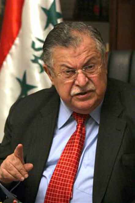 Iraq war ended era of torture, tyranny: Talabani