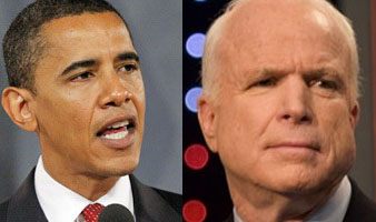 Обама и Маккейн лидируют по числу побед в штатах на "праймериз"