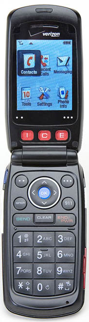 Verizon Wireless Coupe: мобильный телефон с простым меню и отдельными клавишами экстренного вызова