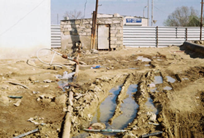 В Сабунчинском районе Баку люди страдают от жажды