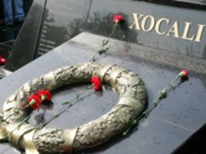 Dnepropetrovskda Xocalı soyqırımı anılıb