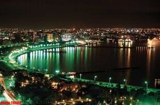 The new appearance of night Baku - photosession