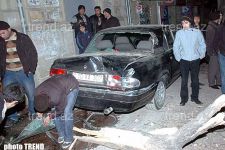 В центре Баку произошло дорожно-транспортное происшествие