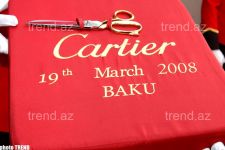 Моника Белуччи и Патрисия Каас открыли бутик Cartier в Баку (видео+фотосессия)