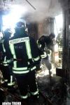 Apartment of French Embassy Official in Blaze in Baku - edited (video)